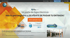 Desktop Screenshot of expoelectrica.com.mx